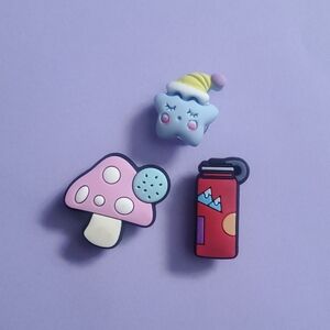 Cute Cartoon Shoe Charms Set